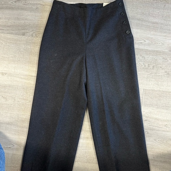 J. Crew Wool-Blend Button-Side Trousers – Size 4 - Picture 7 of 11